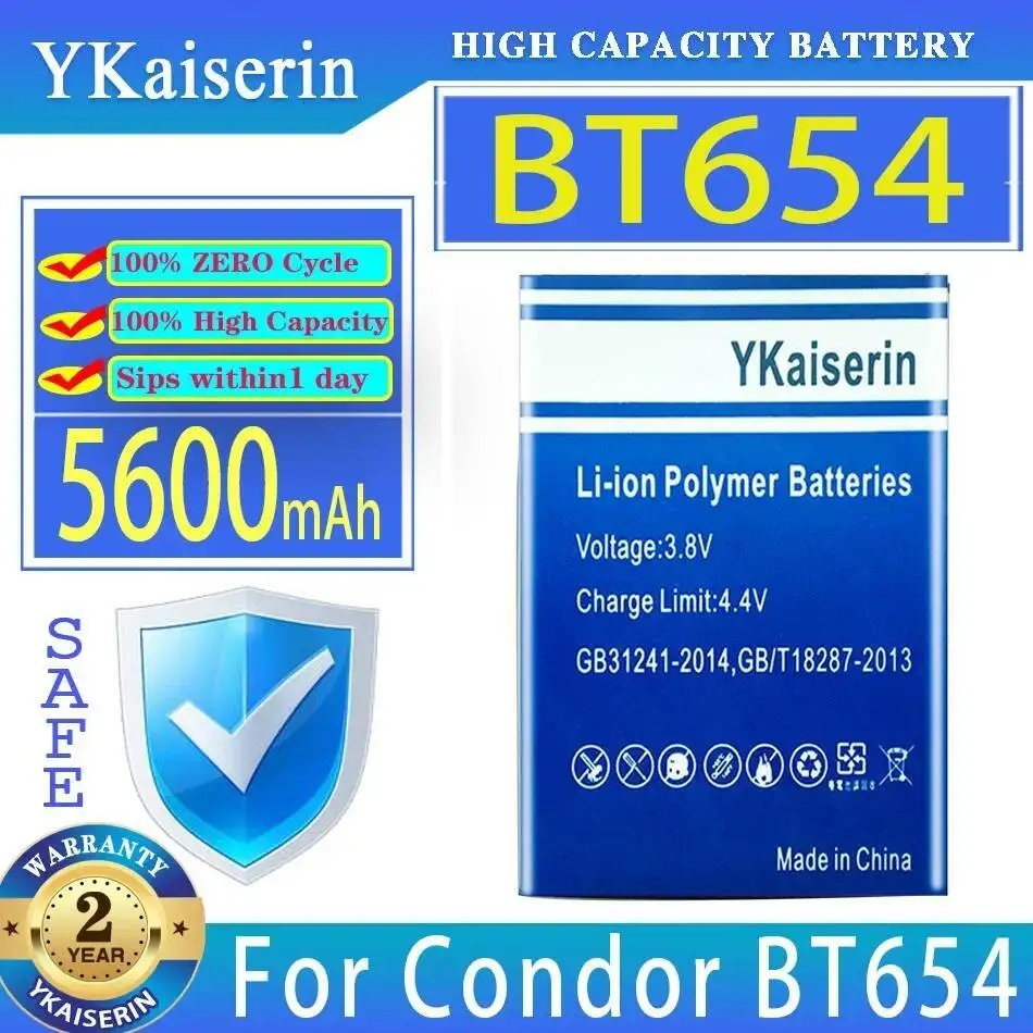

Reliable Power 5600Mah For Condor BT654 Oukitel C23 Pro Mobile Phone Battery