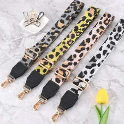 New Versatile Cross Border Leopard Dot With Leather Available Bag Strap Shoulder Strap Wholesale Bag Single Shoulder Strap Adjus