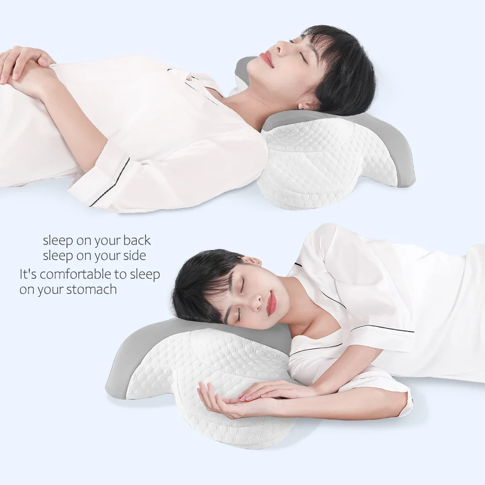 Memory Foam Bedding Pillow Orthopedic Neck Protection Slow Rebound Wave Shape Pillow Sleeping Pillows 54*37CM Relax The Cervical