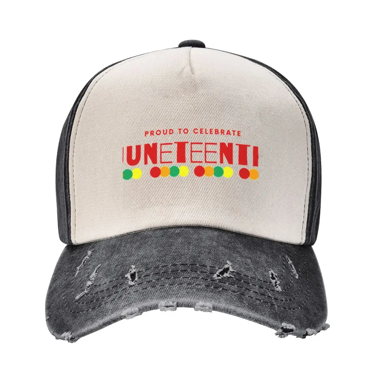 

Proud To Celebrate Juneteenth! Baseball Cap Icon beach hat Snap Back Hat tactical cap Hats For Men Women's