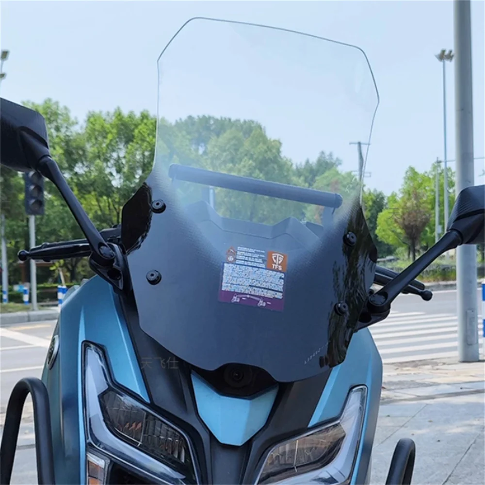 

For VOGE SR150GT windshield raise front windshield and rearview mirror to move forward windshield with navigation bracket