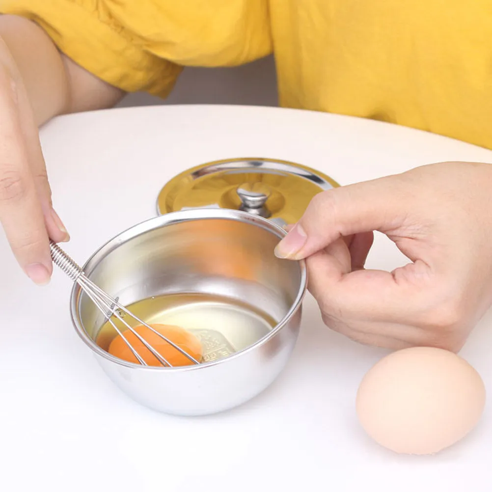 

Stainless Steel Children Bowl 190Ml Safe Material Lid Carry Baby Food Soup Toddler Meal Bowl Kindergarten Home Use