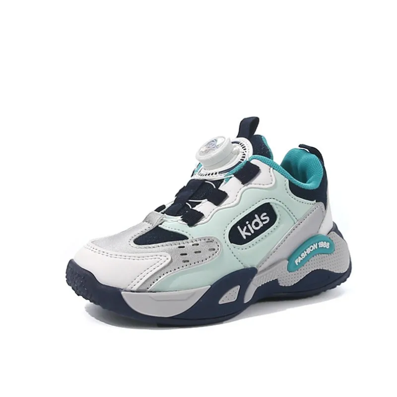 

2025 Autumn New Children's Sports Shoes Boys Girls Mesh Breathable Lightweight Running Shoes Students Casual Shoes Size 36-37