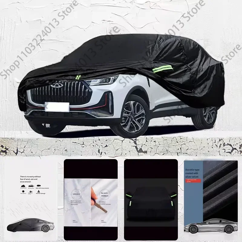 For Chery Tiggo 7 plus Exterior Car Cover Outdoor Protection Full Car Covers Waterproof Sunshade Anti UV Snow Cover Car cover