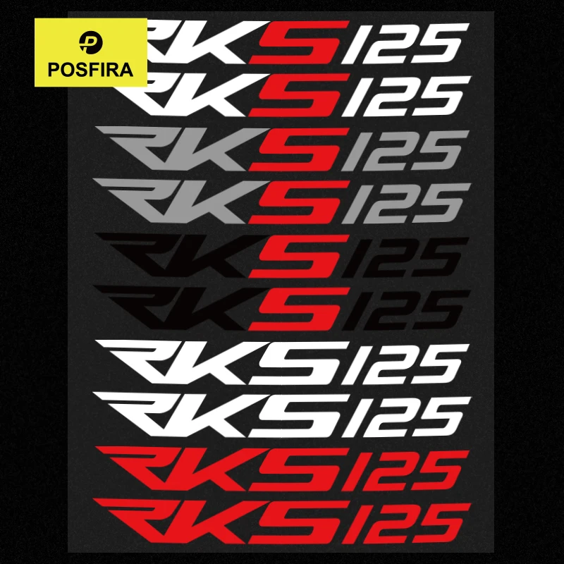 POSFIRA Motorcycle Sticker Vinyl Decals for Keeway RKS 125 RKS125 2012-2025 2024 2023 2022 Spare Parts Motorbike Accessories