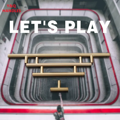 Imagen 2 del producto Manijas para cajones, muebles de armario, manijas de cocina para perilla de gabinete, puerta, cajón, muebles, perilla de cocina, Hardware dorado simple