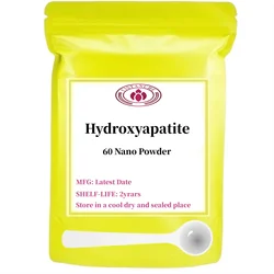 50g-1000g High Quality Food Grade Using for Toothpaste 100% Pure Hydroxyapatite 60 Nano Powder, Free Shipping