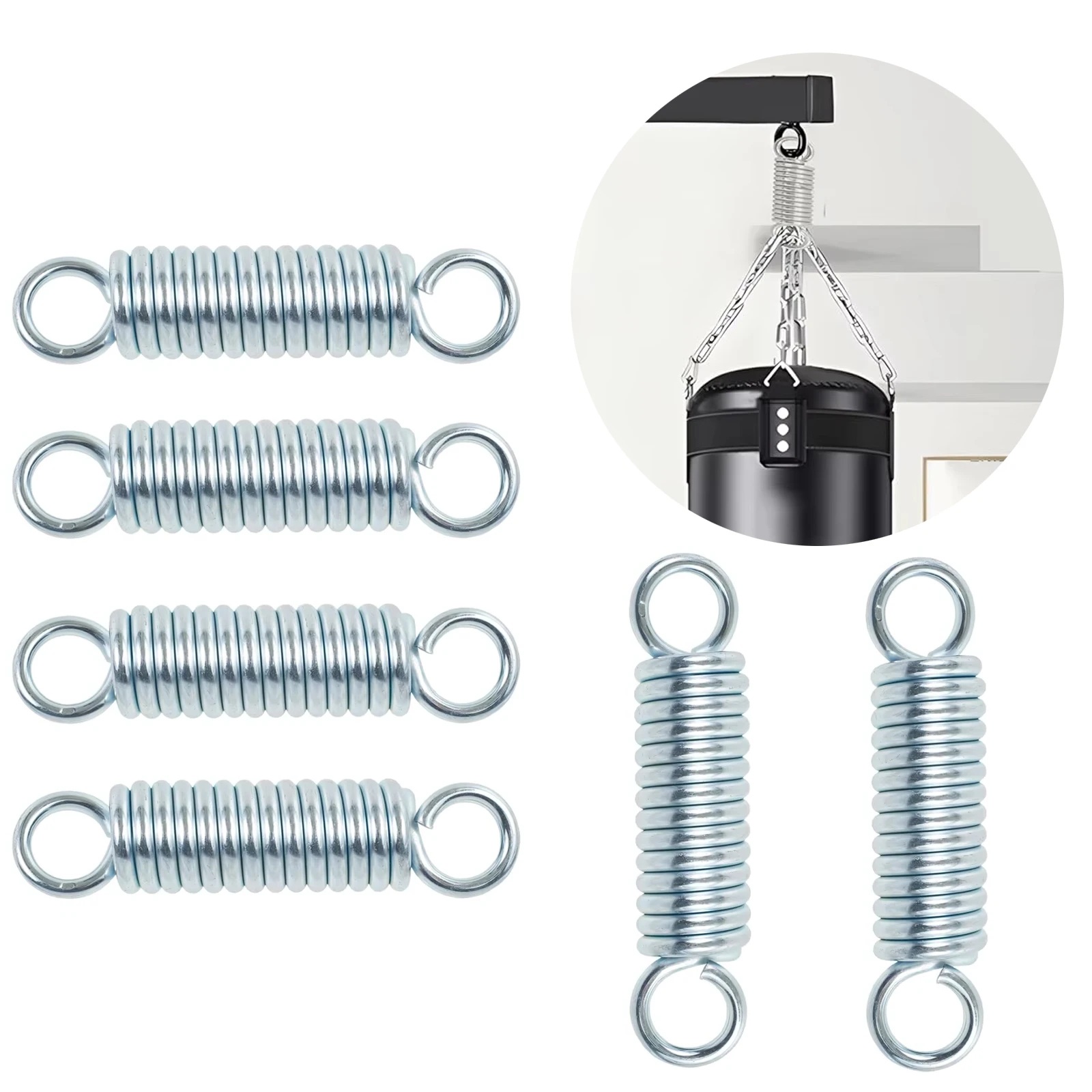 

10PCS/2PCS Heavy Duty Swing Spring Hanging Porch Suspension Hook for Sandbag Punching Bags Hanging Chair Swing Seat Rocking Seat