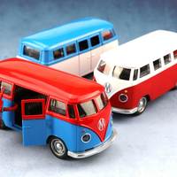 1:38 Alloy BUS Model Boy Toys 11cm Metal Mini City Travel BUS Model Pull-back Diecasts Car Model Collection Gifts (bagged)
