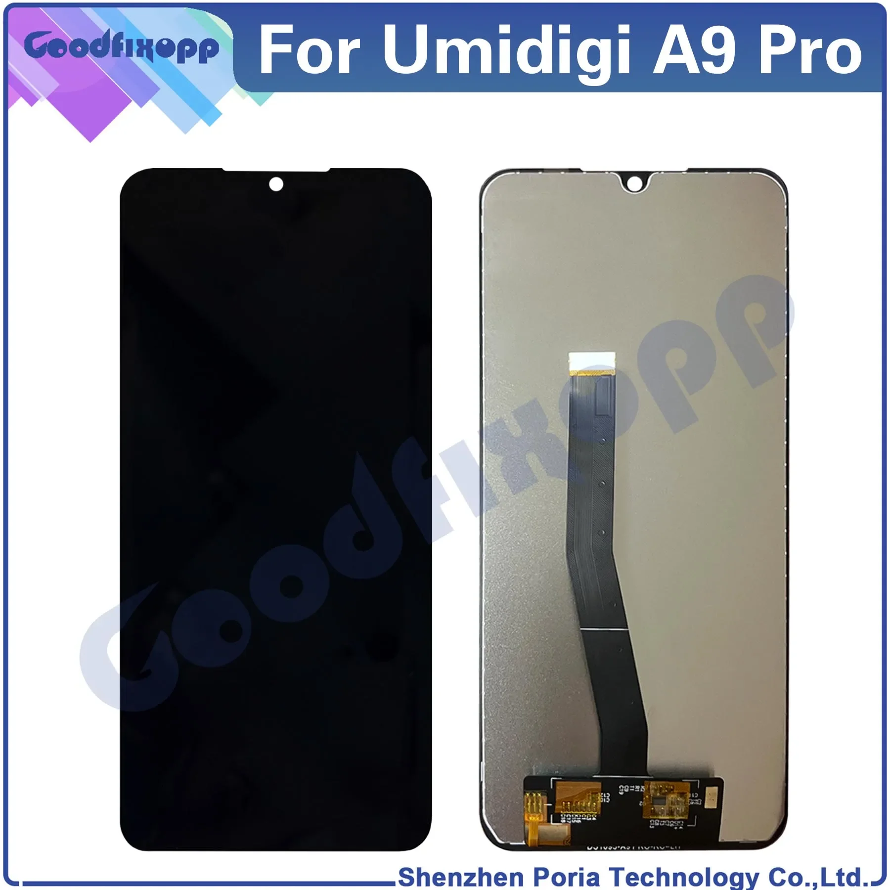 For Umidigi A9 Pro LCD Display Touch Screen Digitizer Assembly Repair Parts Replacement