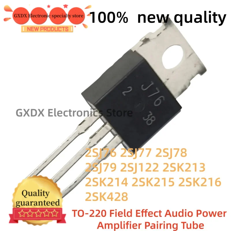 10-20piezas 100% nuevo quality 2SJ76 2SJ77 2SJ78 2SJ79 2SJ122 2SK213 TO220 2SK214 2SK215 2Sk216 2SK428 TO-220 brand new in stock