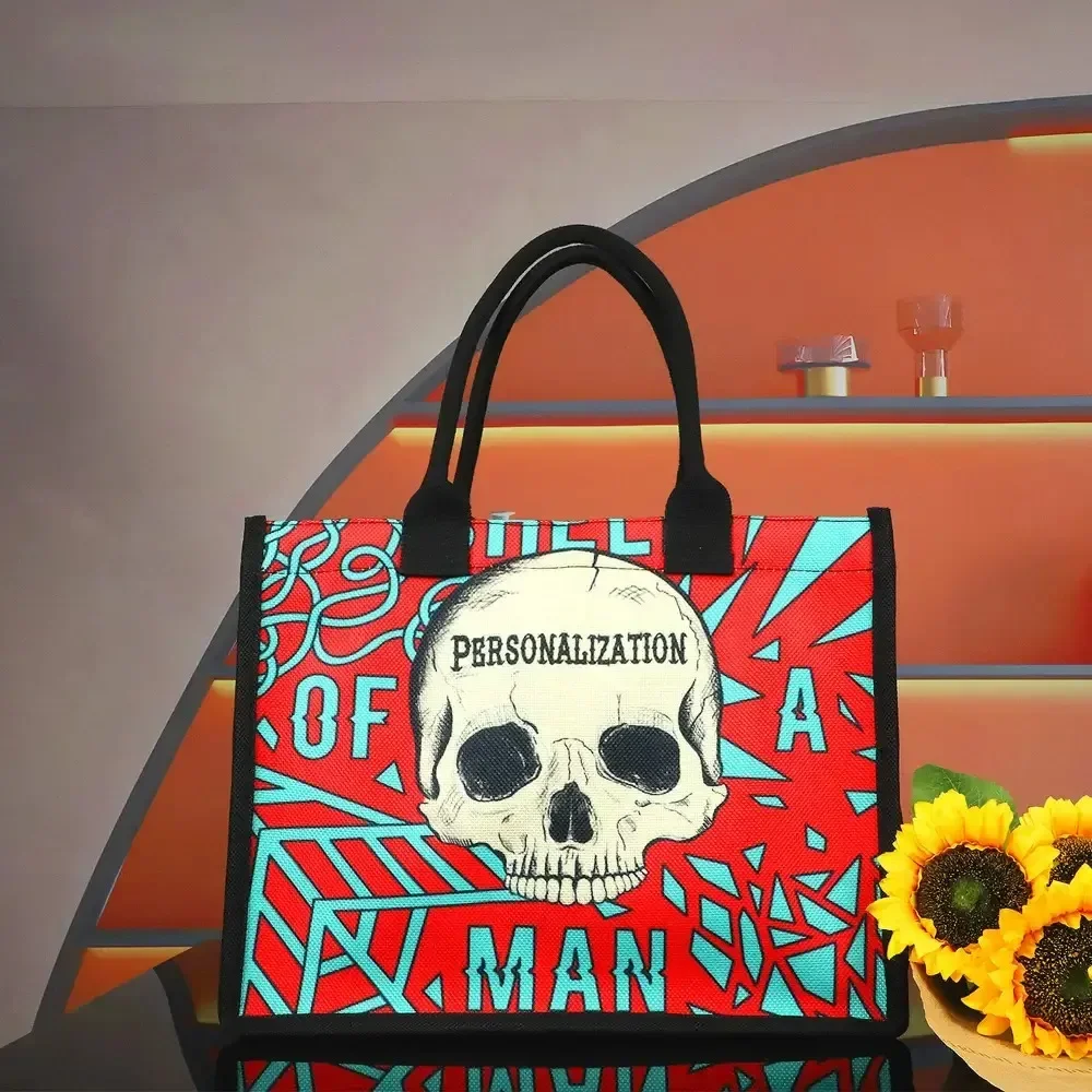 

Персонализированная премиальная холщовая сумка-тоут с полноцветным принтом (3 слоя), усиленными ручками и застежкой на кнопку для поездок, пляжа, путешествий