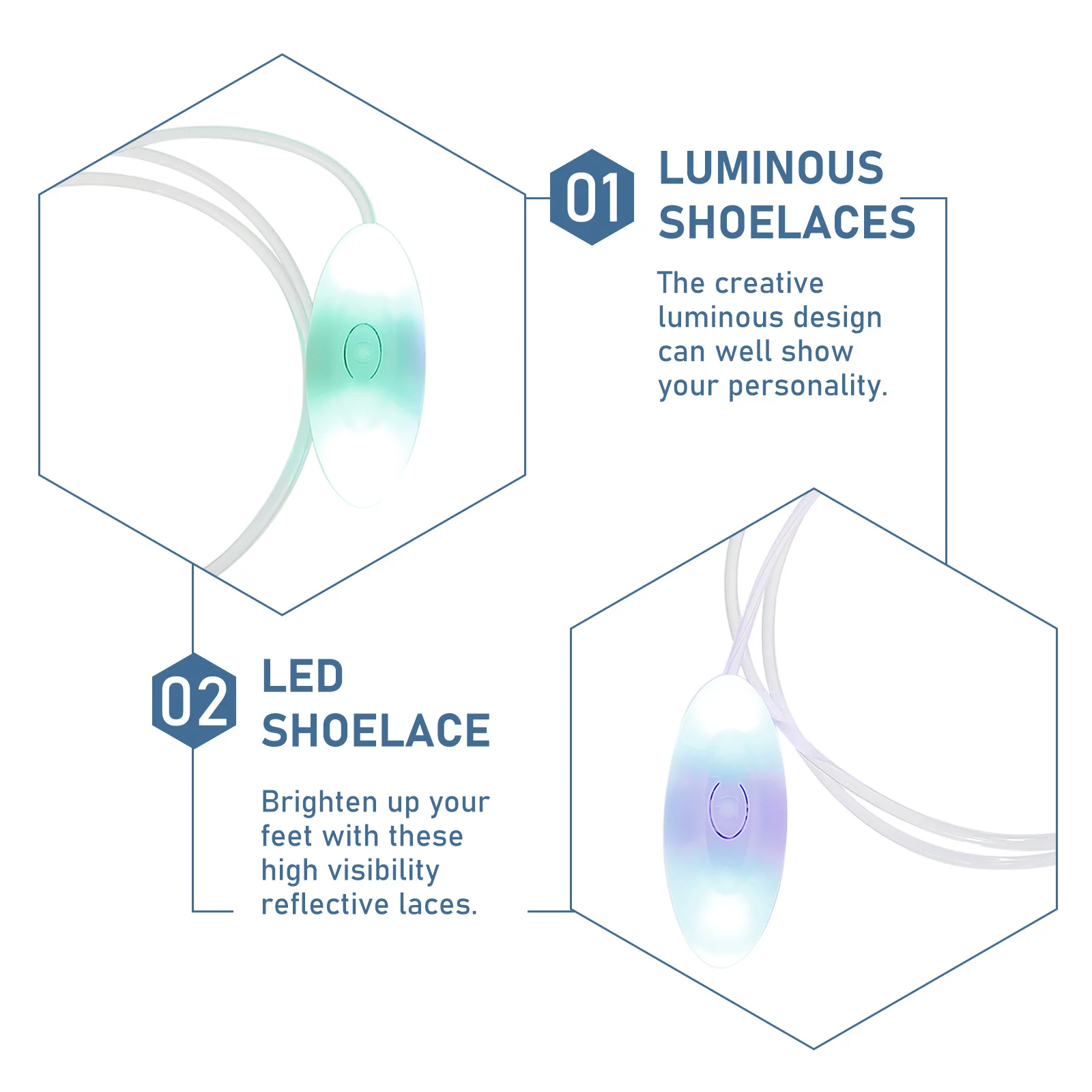 

2Pairs Luminous Shoelaces Bright Fluorescent Shoe Laces for Men Women Sneakers Tennis Basketball Boots Skating Shoes Glow in