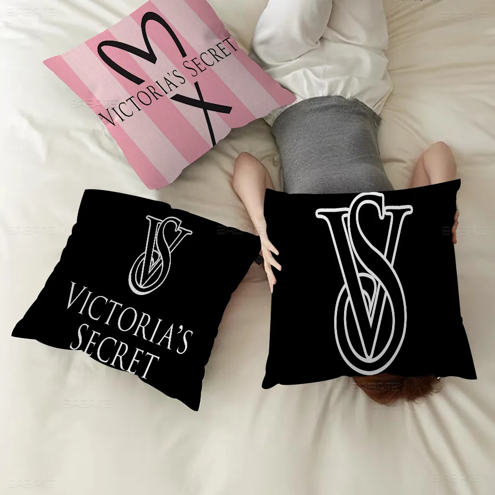 V-VICTORIA S-SECRET Pillow Gifts Home Office Furnishings Bedroom Sofa Car Cushion Cover Case 45x45cm