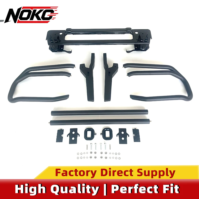 B Style Widebody Front Bull Bar For Mercedes W464 G63 G800 Front Bumper Guard Heavy DutyFront Crash Protection Bar view 6