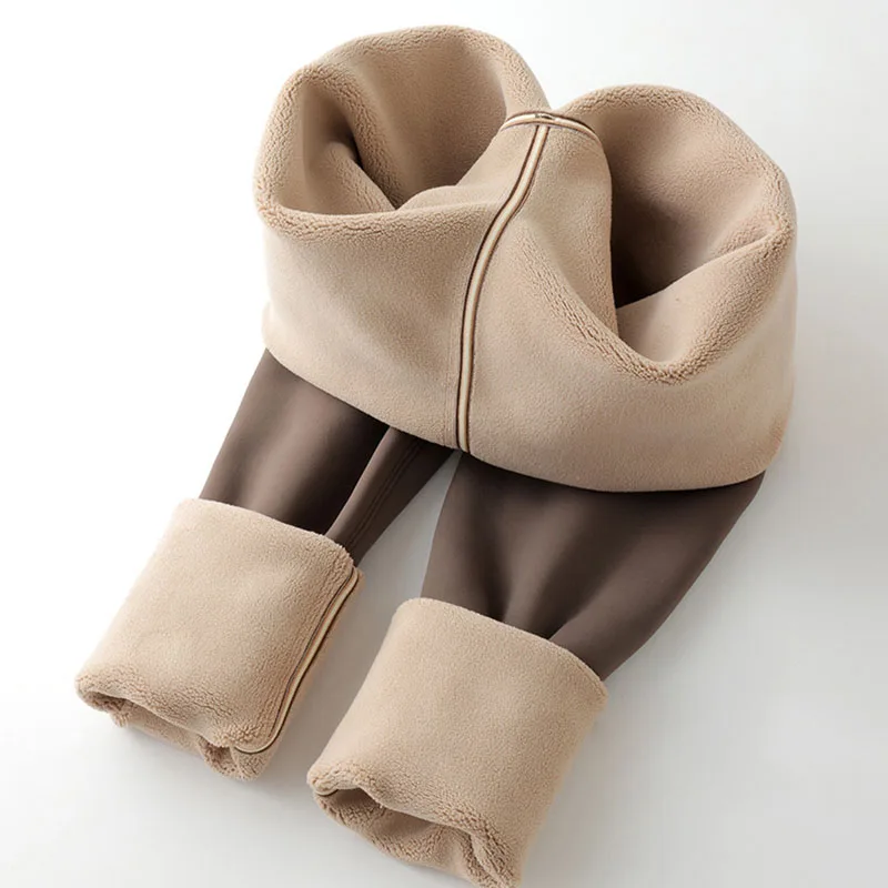 Зимние бесшовные леггинсы из кроличьего флиса с изображением акулы, женские сексуальные тонкие эластичные повседневные леггинсы с высокой талией, бархатные утепленные леггинсы