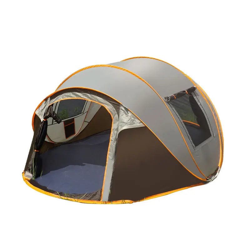 Double inflatable tent outdoor camping foldable and portable