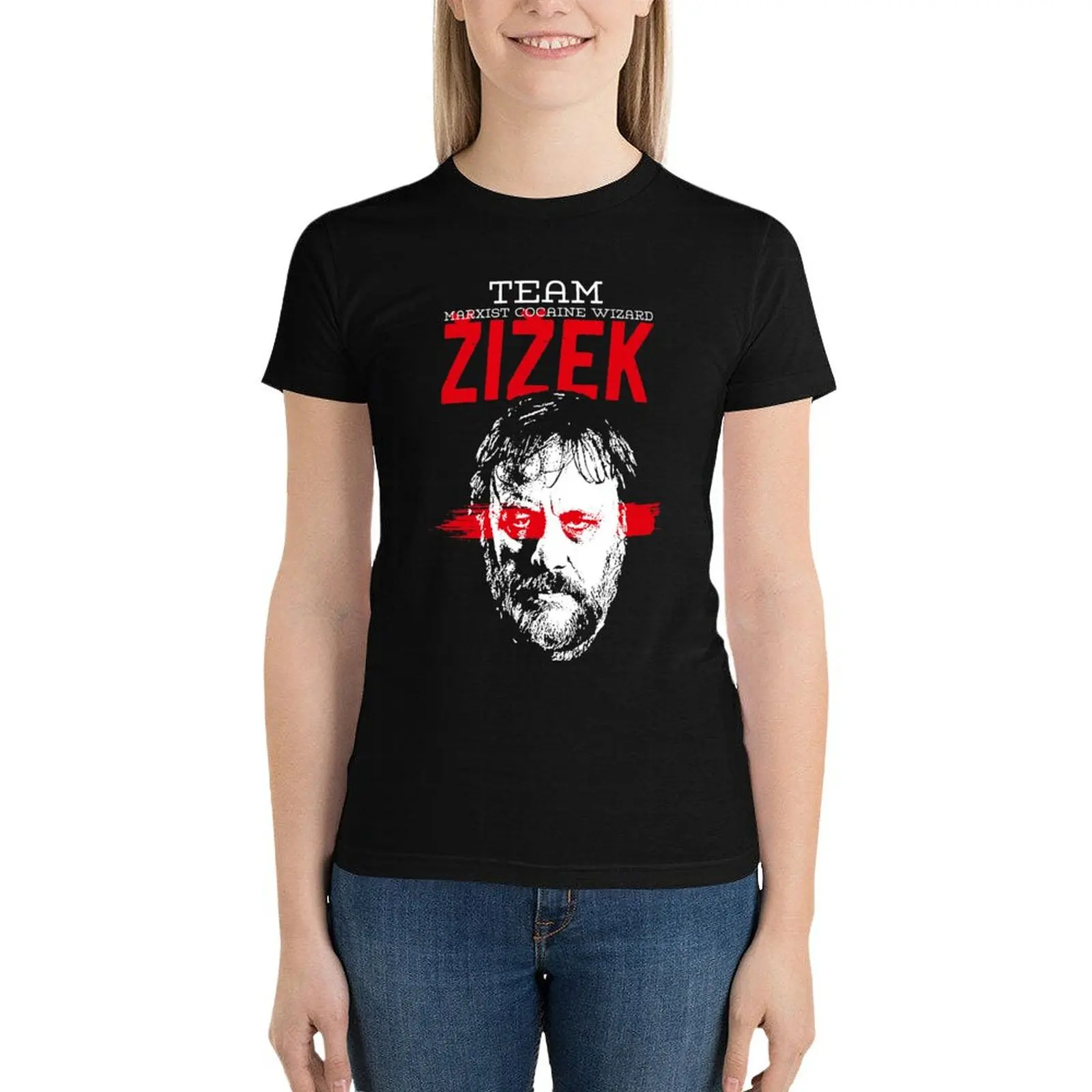 Team Zizek vs Peterson-philopoptic debition t-shirt cute clothes graphics summer clothes summer tops t shirt for Women