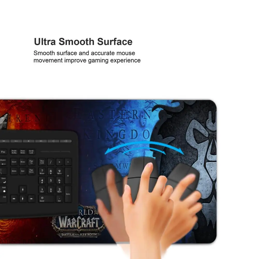 Lich King Mouse Pad Game World Of Warcraft HD طباعة المطاط لوحة ماوس للألعاب 80x40 سنتيمتر كبيرة ماوس حصيرة ألعاب الكمبيوتر نجاح باهر حصيرة مكتبية Xxl #4