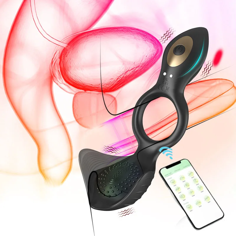 Rechargeable App-Controlled Swan Vibrator Silicone Male Cock Ring for Couples Penis Mens Rings Adult Toys for Enhanced Sensation
