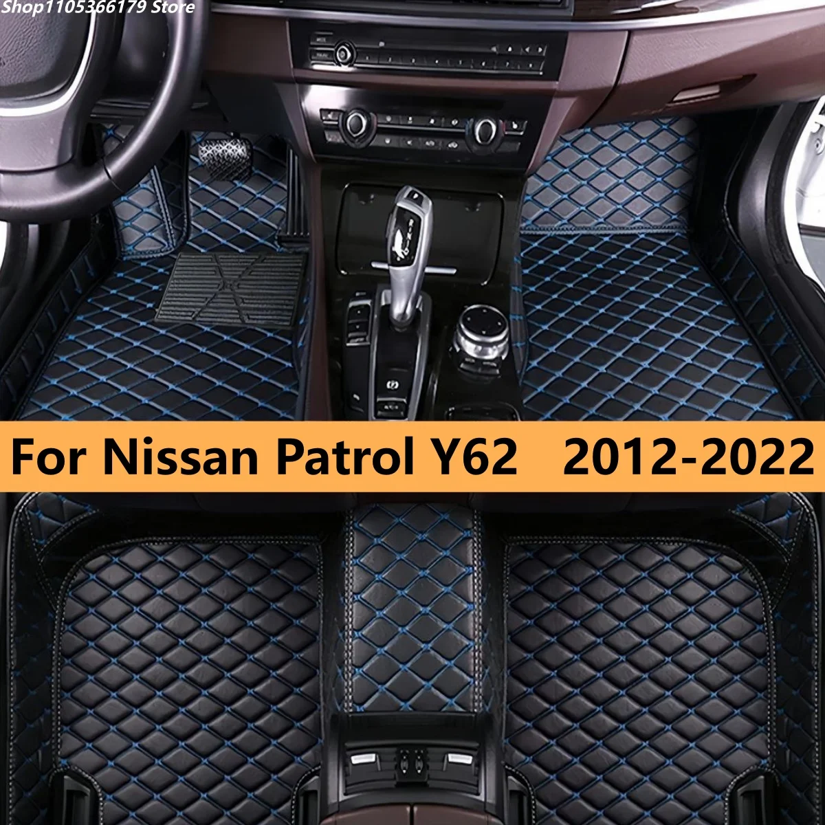 

Custom Car Floor Mats Fit For Nissan Patrol Y62 2012 2013 2014 2015 2016 2017 2018 2019 2020 2021 2022 Auto Full Set Carpet Pads