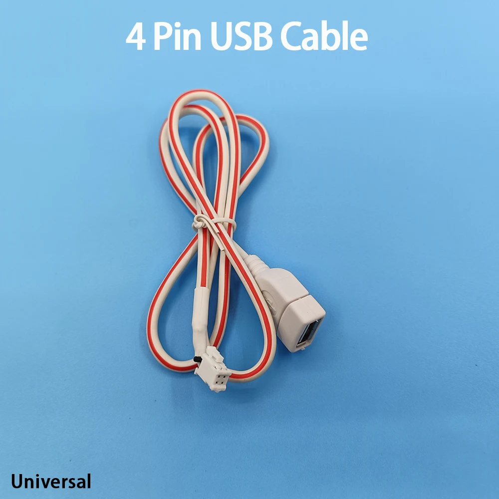 Universal 4 Pin USB Cable 6 Pin USB Cable for Car Multimedia Player Car accessories Automobile electronics accessories