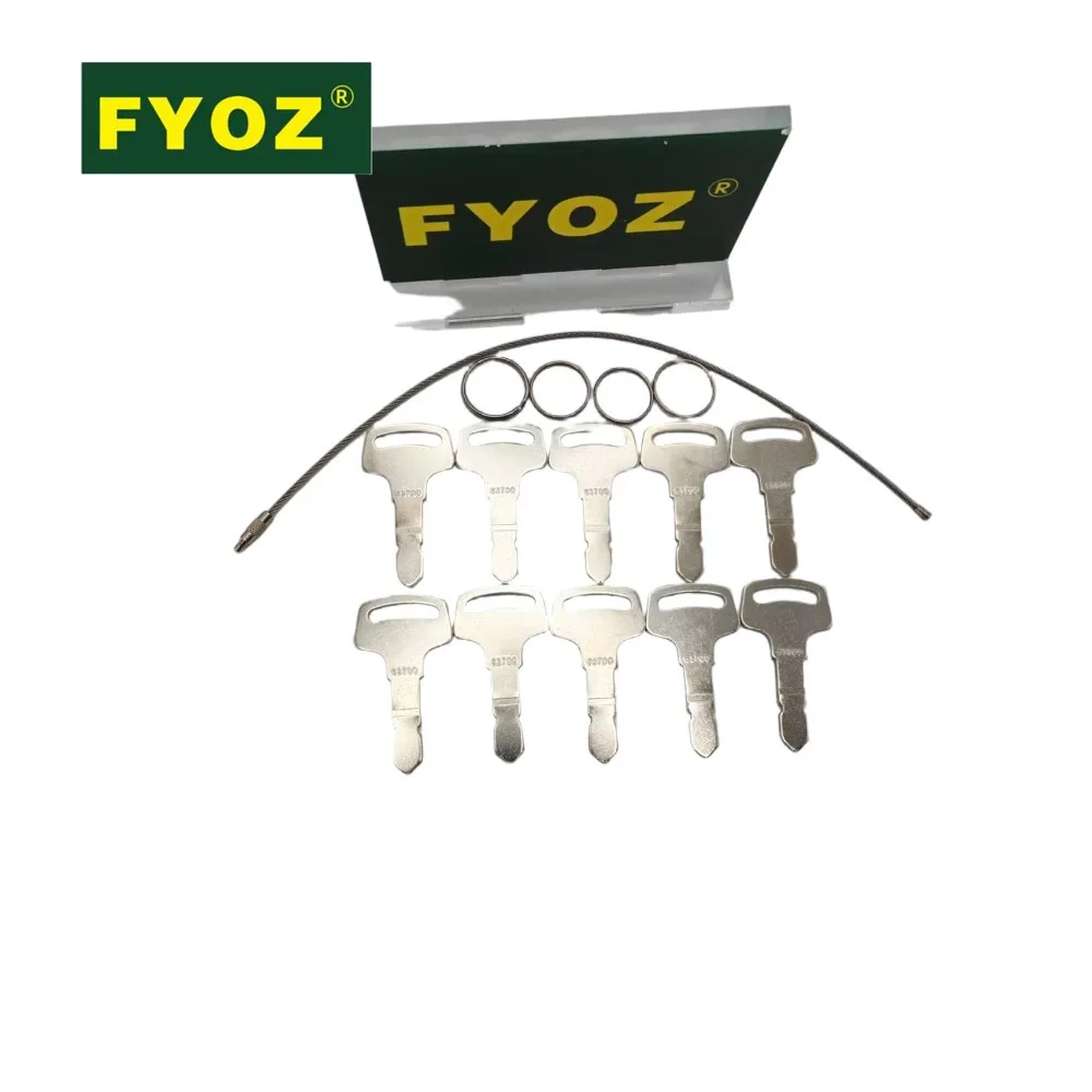 10PCS 15248-63700 Ignition Key For Kubota B Series Tractor For Case/New Ho-lland 6C040-55432 6C040-55430