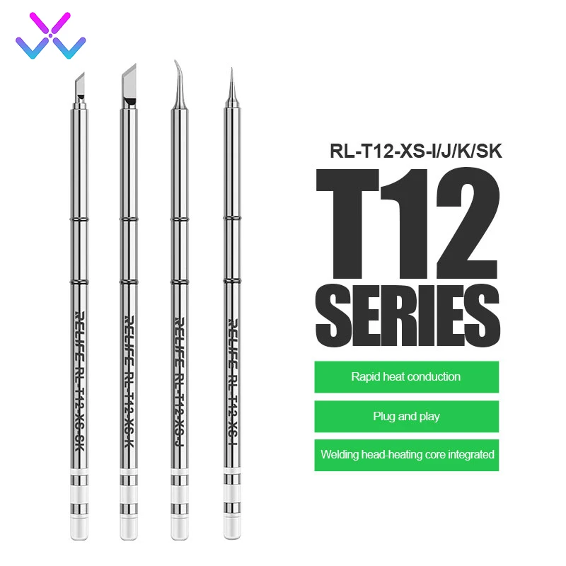 

RL-T12-XS-I/J/SK/K Soldering Solder Iron Tips For Hakko FX951 STC AND STM32 OLED Soldering Station Electric Soldering Iron