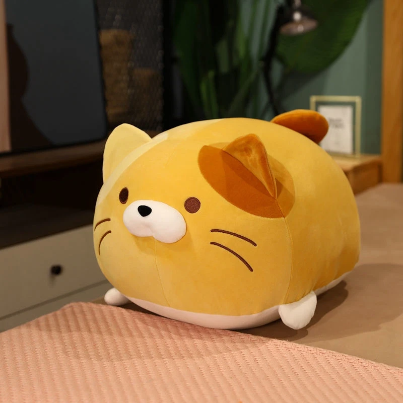 

25cm Cute Cat Sleeping in a Prone Position Plush Toy Super Soft and Stress-relieving Pillow Kitten Doll Perfect for Children'