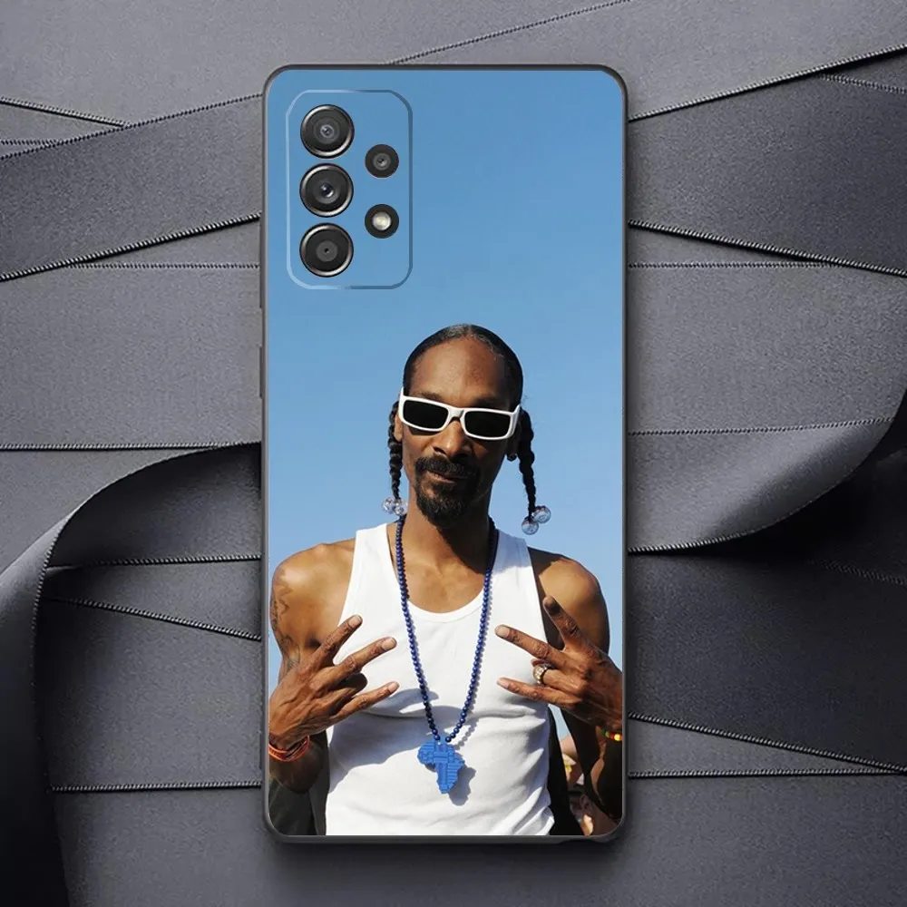 Rapper S-Snoop D-Dogg Phone Case For Samsung Galaxy A13,A21s,A22,A31,A32,A52,A53,A71,A80,A91 Soft Black Phone Cover