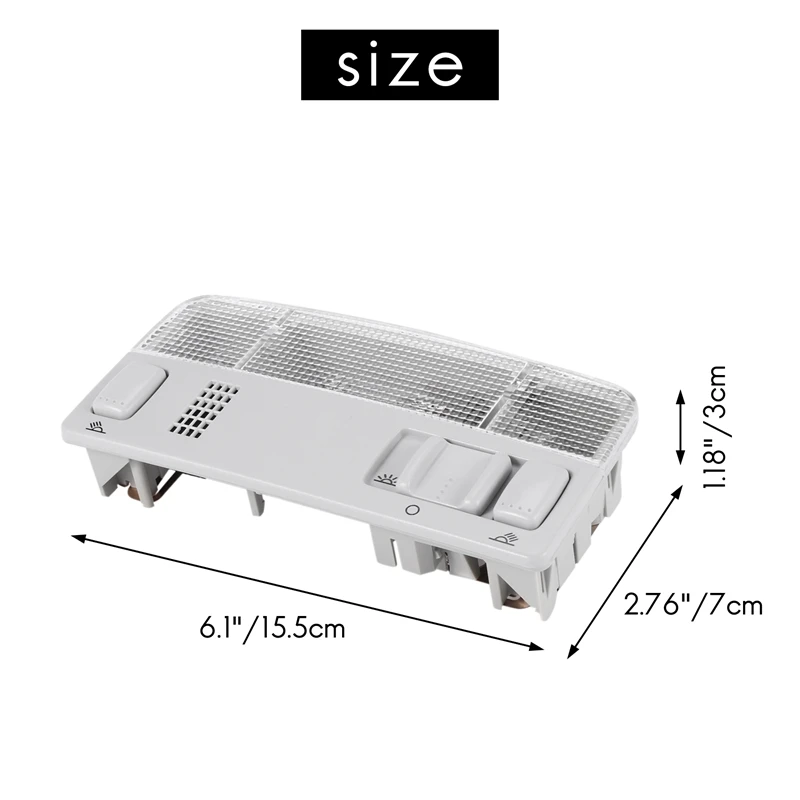 HOT-Interior Reading Light Dome Lamp Passat B5 Golf Mk4 Bora Polo Caddy Touran Octavia Fabia 1Td947105 3B0947105C 3B0 947,Interi
