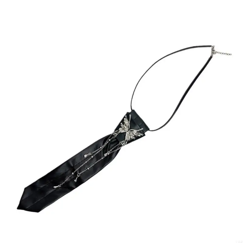 

U4LF Comfort Butterfly Tassels Sulecle Fashion Heartie Pu Texture Gothic Accessous