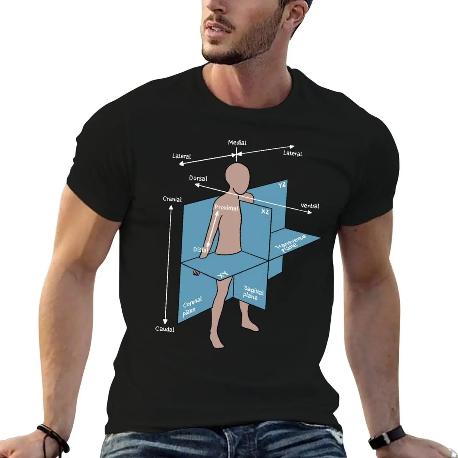 Dorsal Ventral Planes Of Human Body - Nurse Or Physician T-Shirt customs design your own cute tops shirts men graphic