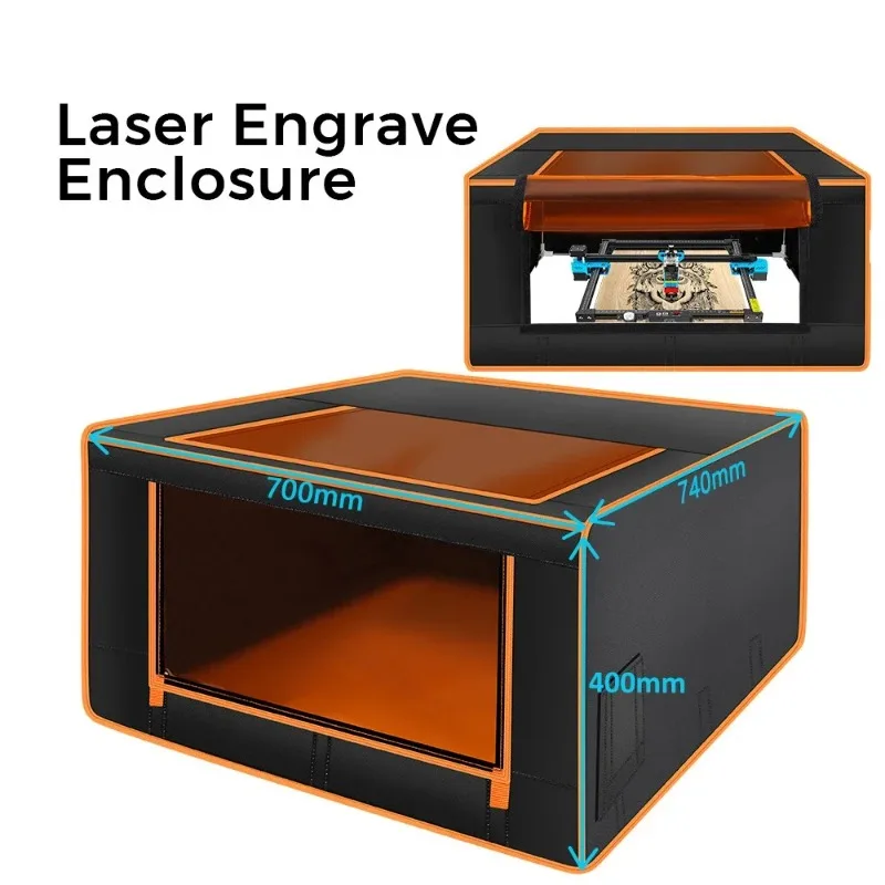 2025 TWOTREES China Made Universal Multi-Size Laser Engraving Cutting Machine Enclosure for Most CNC Gantry Engraving Machines