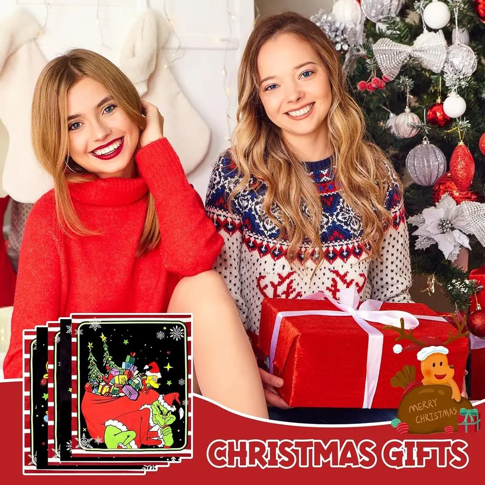 أغطية كراسي عيد الميلاد على طراز المزرعة - قابلة للإزالة والغسل للمنزل والمطاعم والفندق - تحمي الأثاث #5