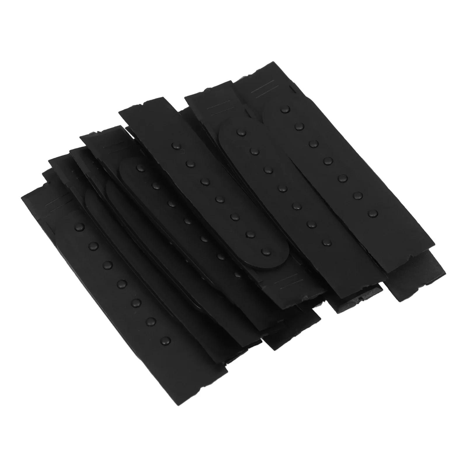 12 ชิ้น Snapback สายรัดหัวเข็มขัดปรับเบสบอลหมวกหมวกเปลี่ยน Extender ซ่อมพลาสติก PE เหมาะกับหมวกส่วนใหญ่สีดํา