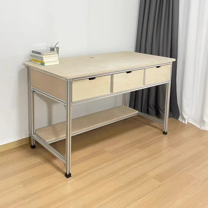 L Computer desk Desktop desk with drawers Desk Home bedroom Makeup table Modern minimalist study writing table