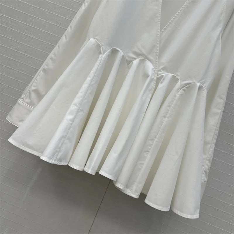 Damen-Shirt, neues Slim-Fit-Langarm-Top mit V-Ausschnitt für den Herbst 2022. Hochwertige Damenbluse aus reiner Baumwolle, Y2K-Tops für Damen