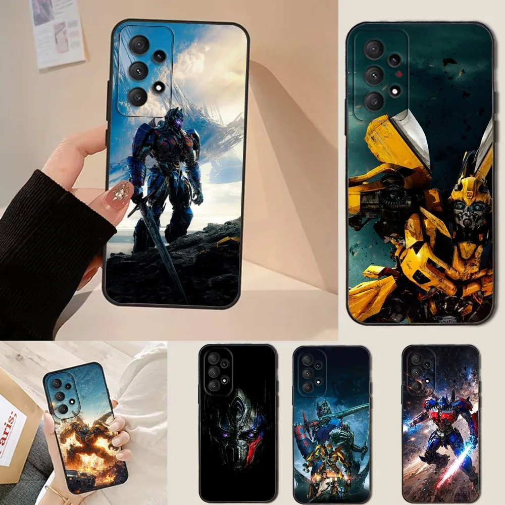 

T-Transformers-Bumblebees Phone Case For Samsung Galaxy A13,A21s,A22,A31,A32,A52,A53,A71,A80,Soft Black Shell
