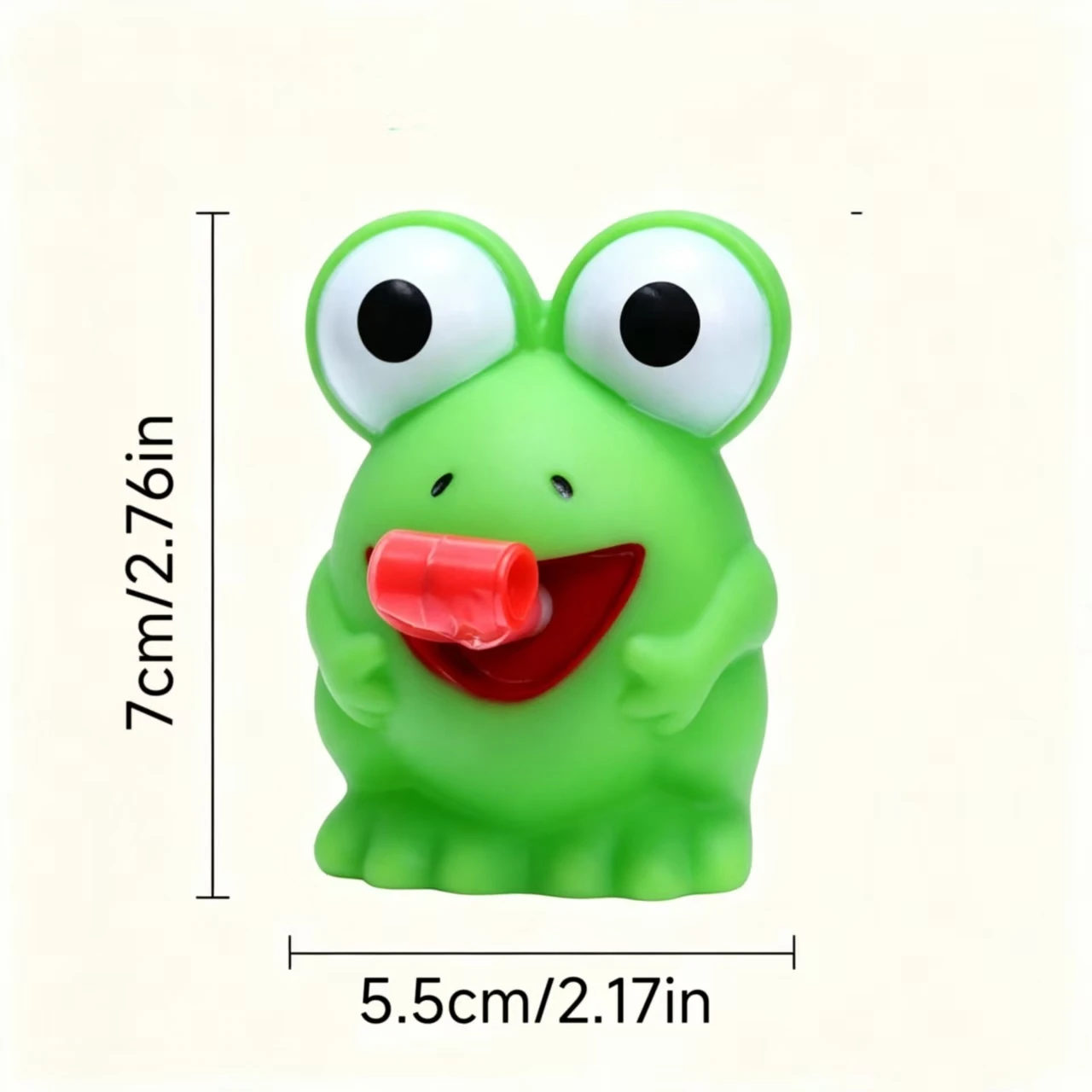 Tongue sticking Frog Pinching Music Squeezing Release Funny Trick Small Toy