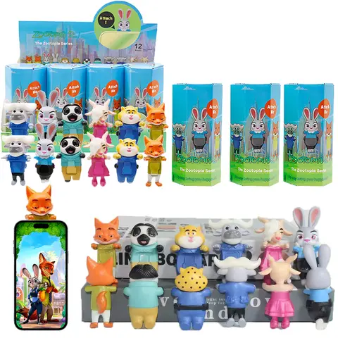 New Crazy Zootopiaes 2 Blind Box Mini Party Anime Character Decoration Mobile Phone Decoration Children's Birthday Surprise Gift