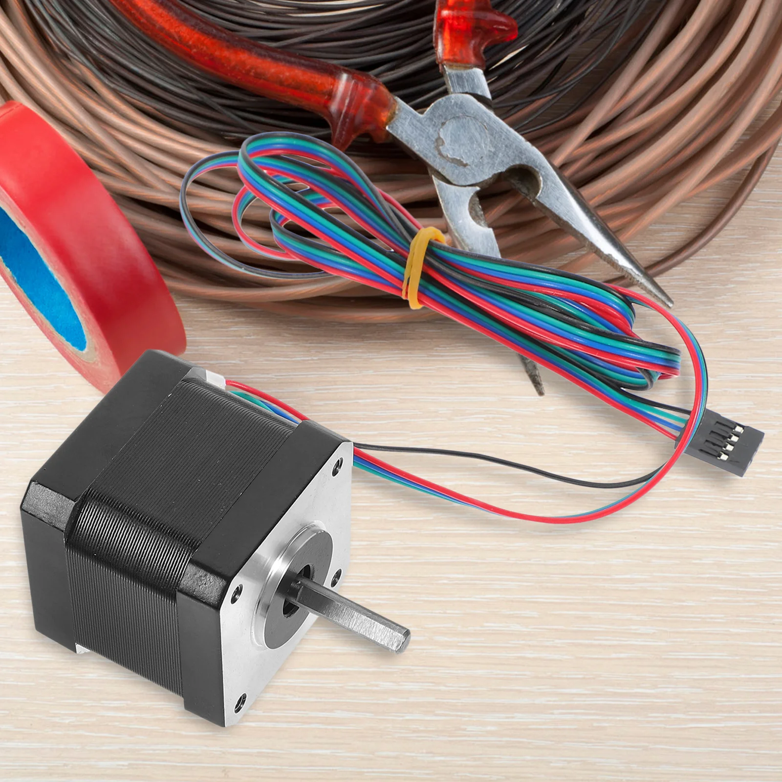

High Torque Bipolar Stepper Motor 92Ozin 65Ncm Rated Current 2.1a Phase Resistance 16Ohms Inductance Extruder Motor for