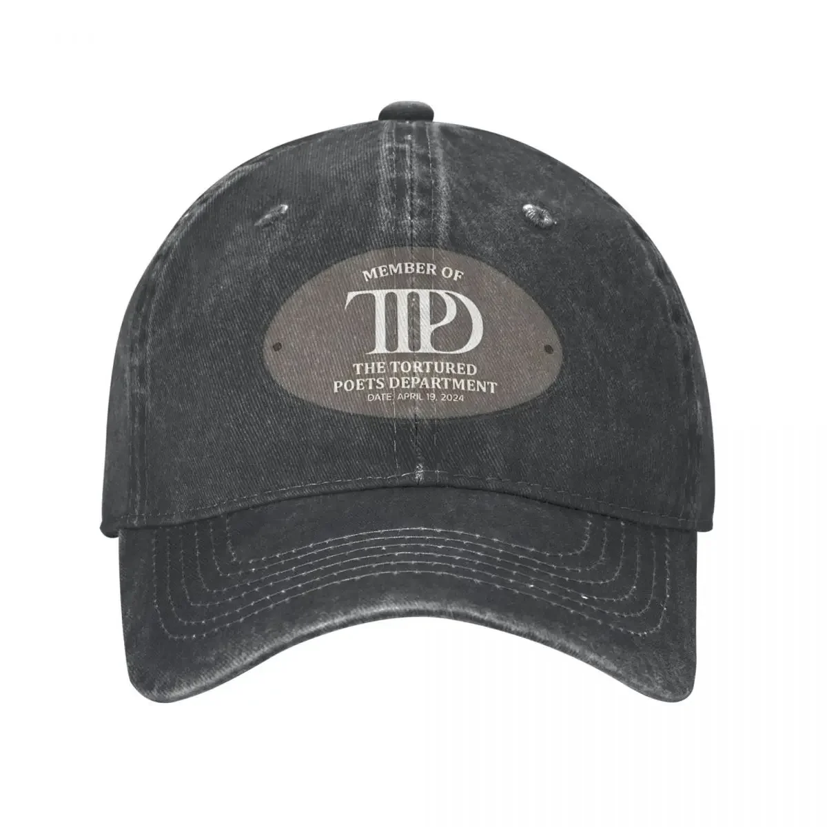 Member Of The Tortured Poets Department Baseball Cap Retro Distressed Cotton Snapback Cap Unisex Outdoor Workouts Gift Caps Hat