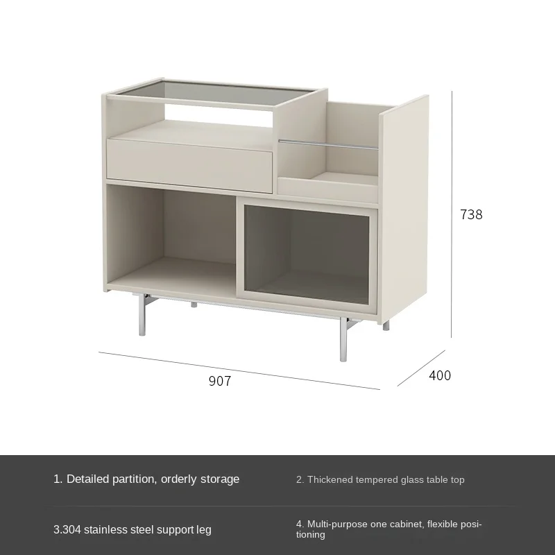 TLL Chest of Drawers Storage Cabinet Display Cabinet Nordic Record Cabinet Simple Living Room Bookcase