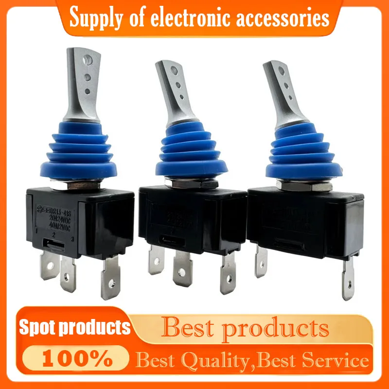 Original R13-416 2/3P 2/3gears dust-proof waterproof button switch Car modification toggle switch open12mm 20A24VDC 40A12VDC