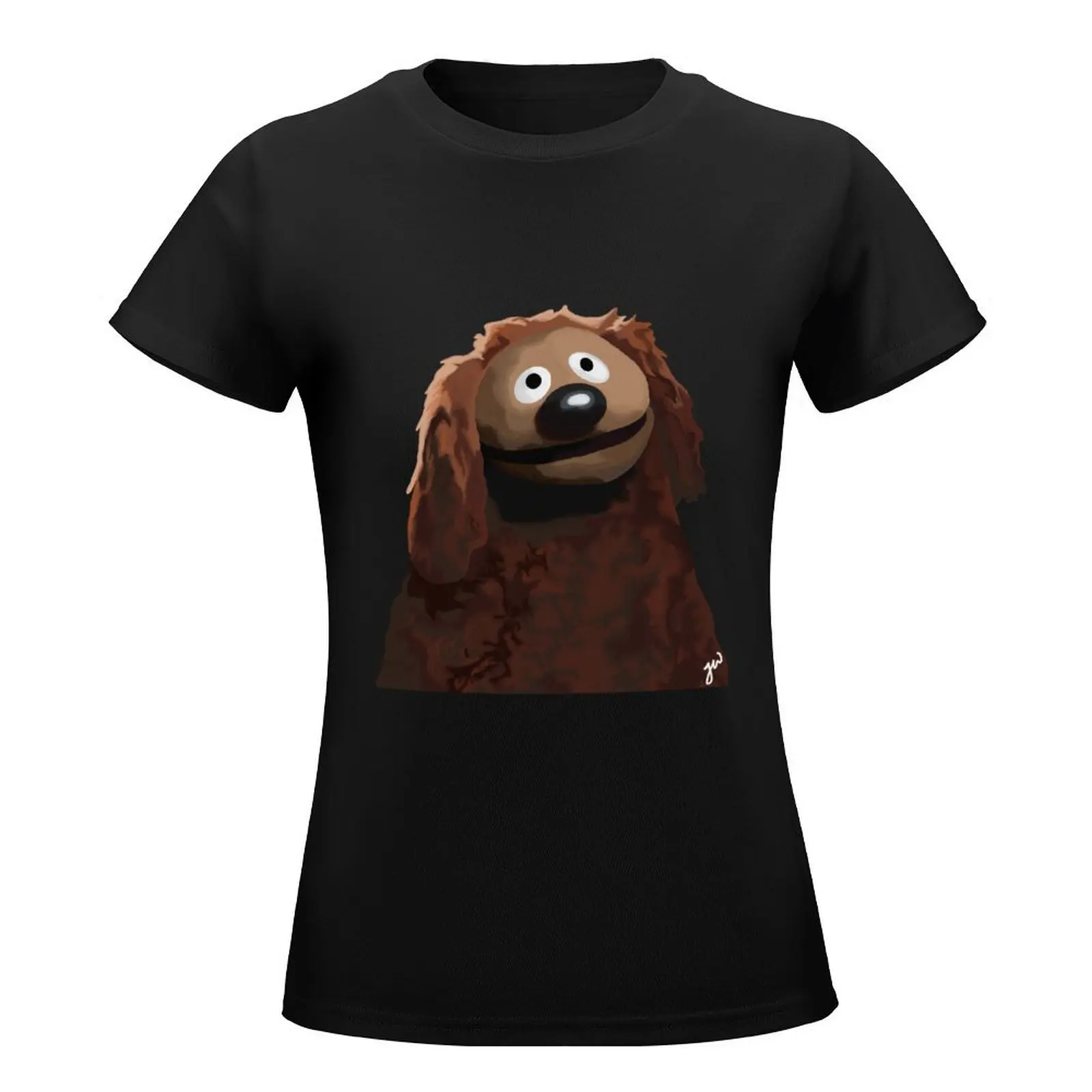 Rowlf The Dog painting portrait (version 3/3 - no background) T-Shirt summer clothes hippie clothes Women clothes