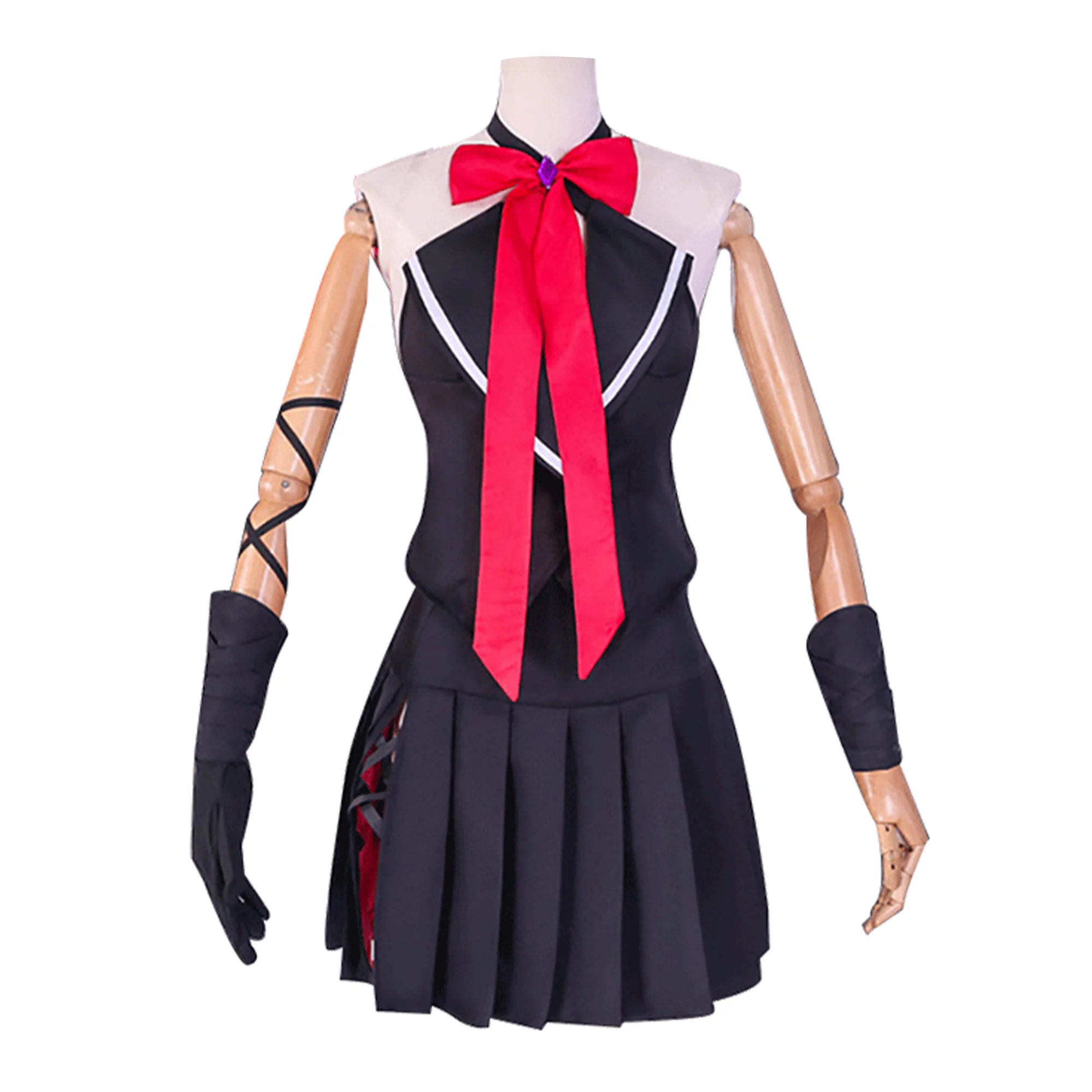 Anime Engage Kiss Cosplay Kisara Costume Party Uniform Full Set Black Suit