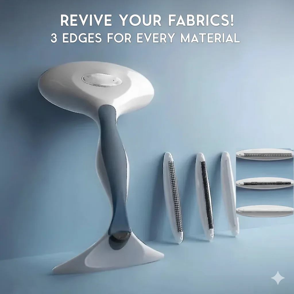 Manual Clothes Hair Remover With Replaceable Combs Safe Fabric Depilling Tool For Wool Knitwear Upholstery Home Cleaning