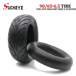 11 inch 90/65-6.5 Front Tire Inner Tube 90 Degrees Bent Valve For 49cc Mini Dirt Bike E-Scooter  Motor