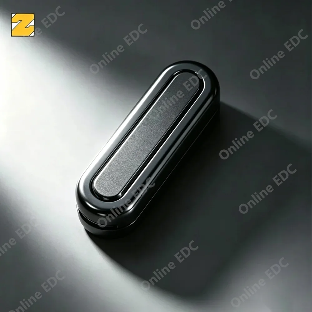 ZZEDC Bean+ Zirconium Polished Fidget Slider Stress Relief Toy Push Slider Fidget Toys For Adults Anxiety Relief Gadgets